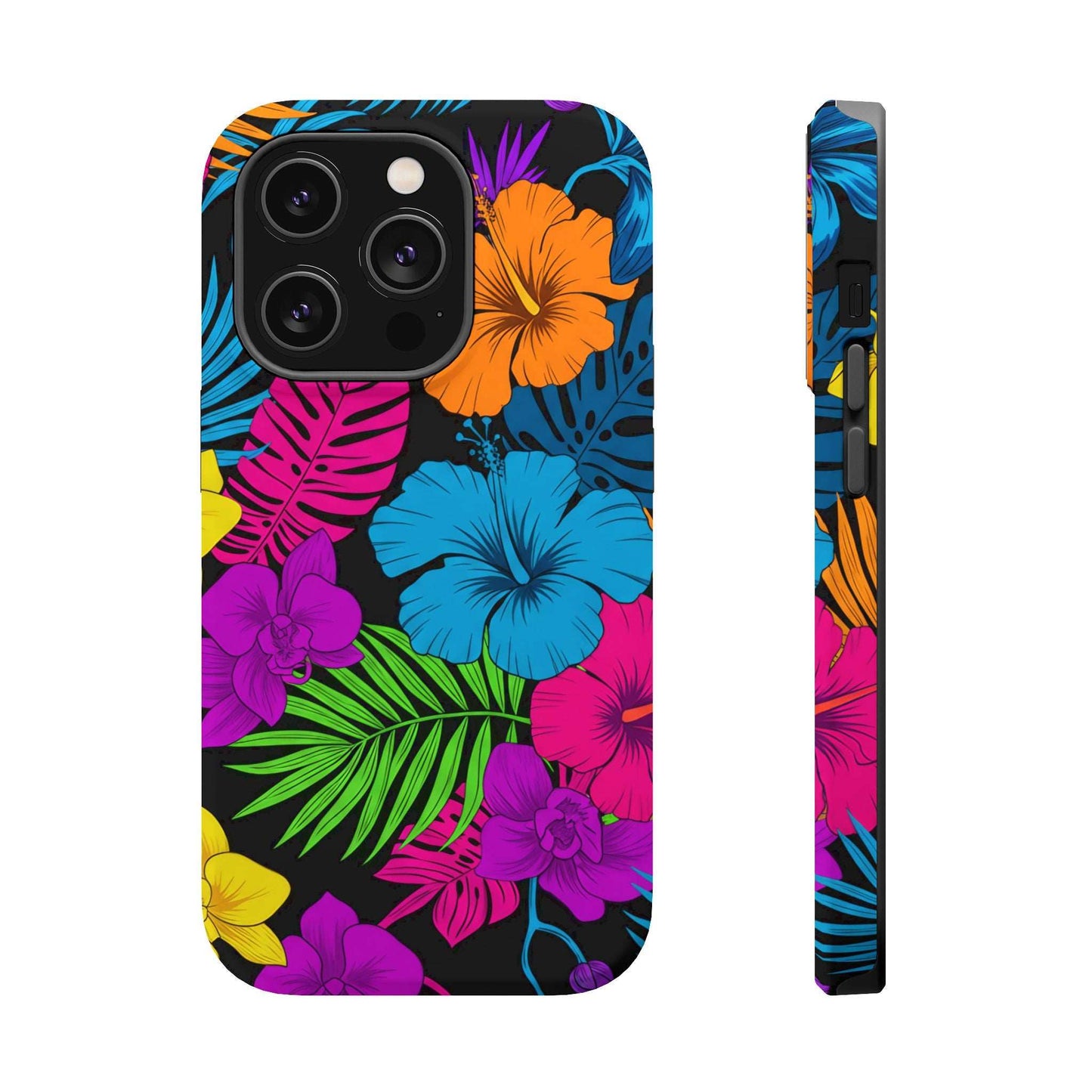 Modern Tropical Floral Design iPhone Case