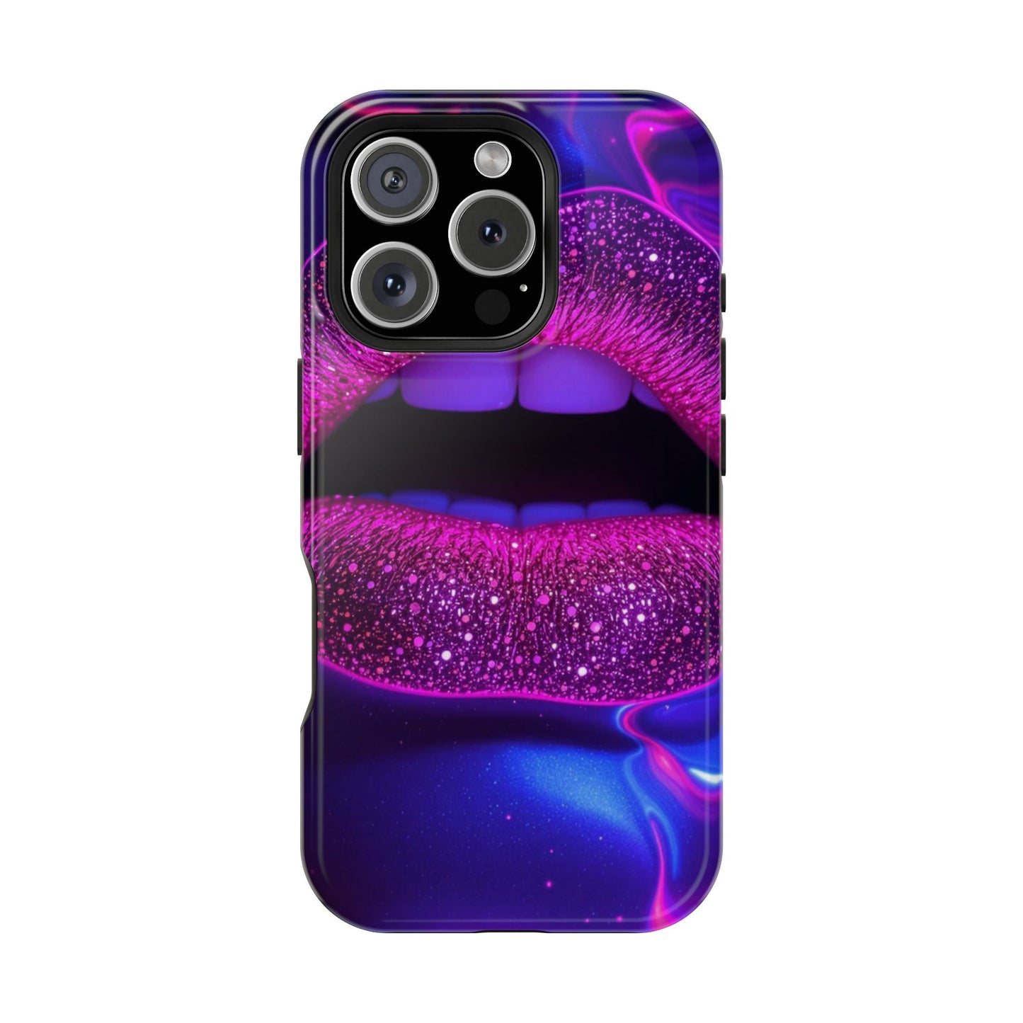 Purple Kiss Design iPhone Tough Case