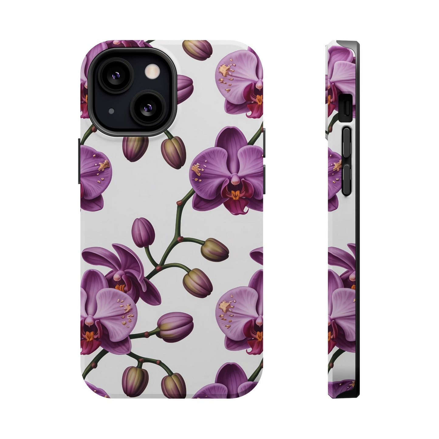 Purple Orchid Design iPhone Tough Case