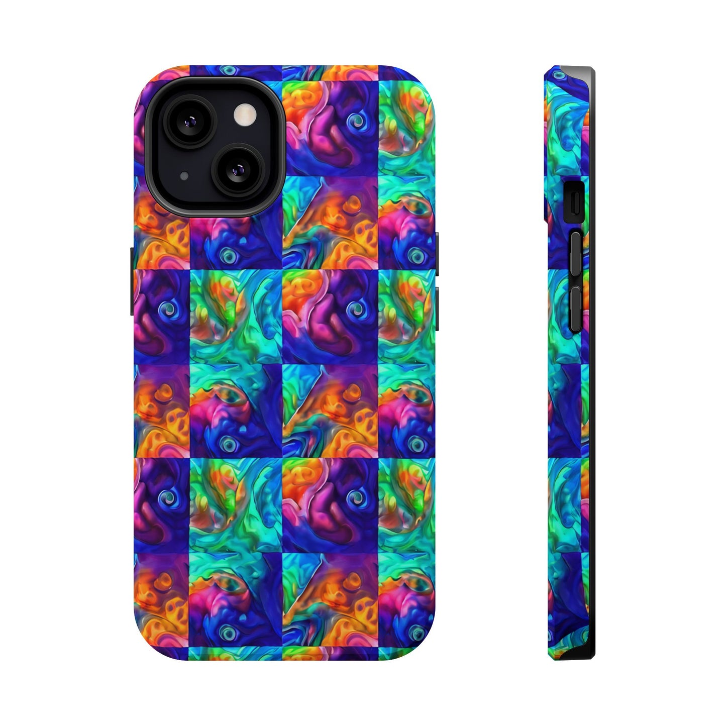 Abalone Swirl iPhone Case — Glowing Shell Impact-Resistant Case