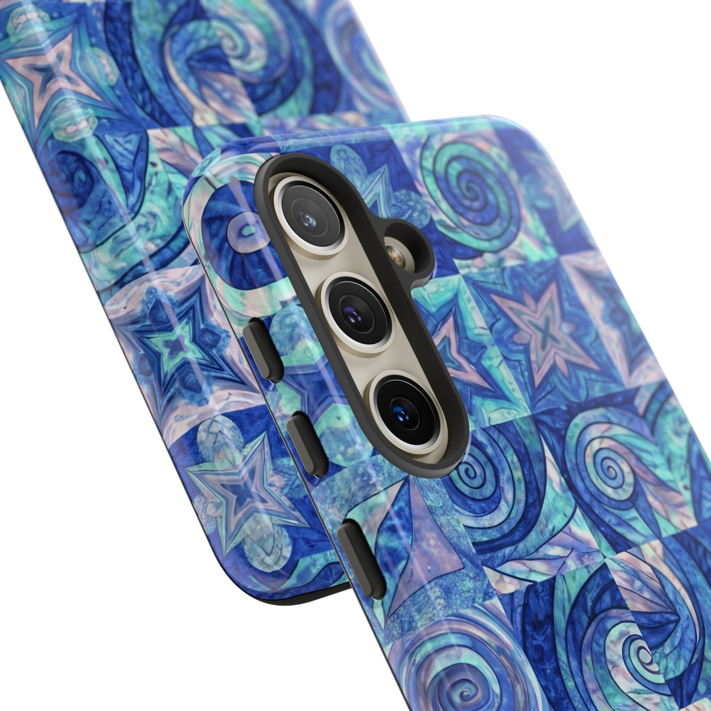 Sea Blue Abstract Samsung Tough Phone Case