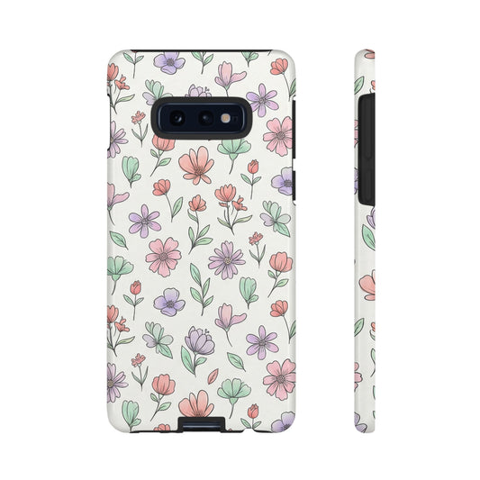 Floral Tough Cases — Artistic Flower Samsung Phone Case