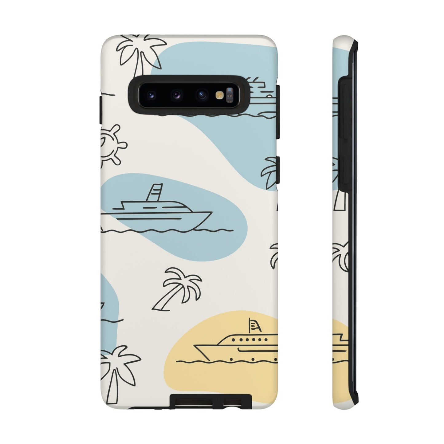 Retro Cruise Vacation Samsung Tough Phone Case