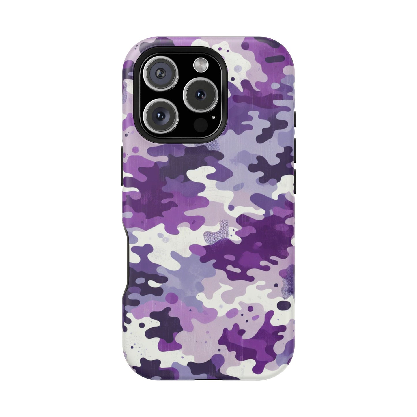 Purple Camouflage Design iPhone Tough Case -