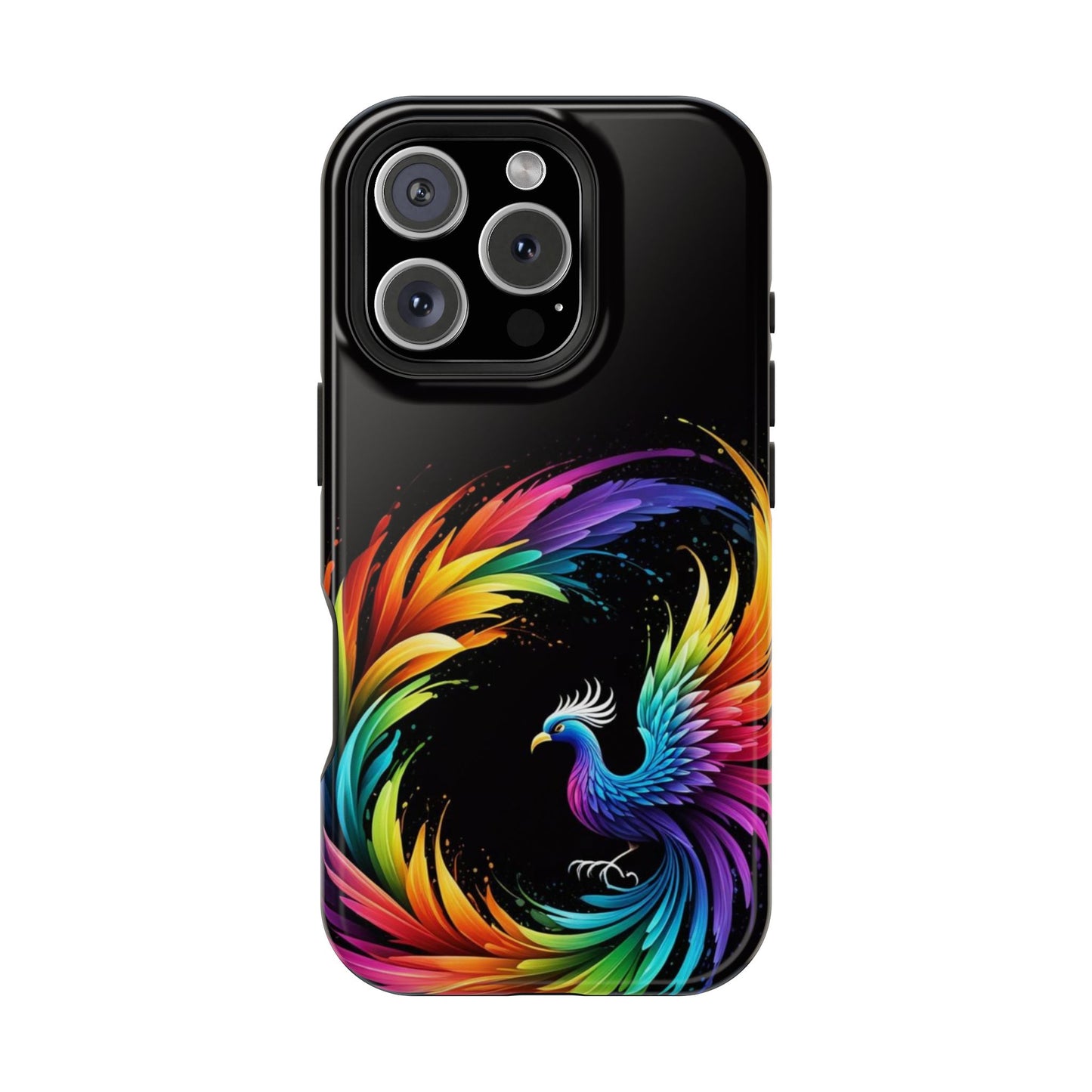 Rainbow Phoenix Design iPhone Tough Case