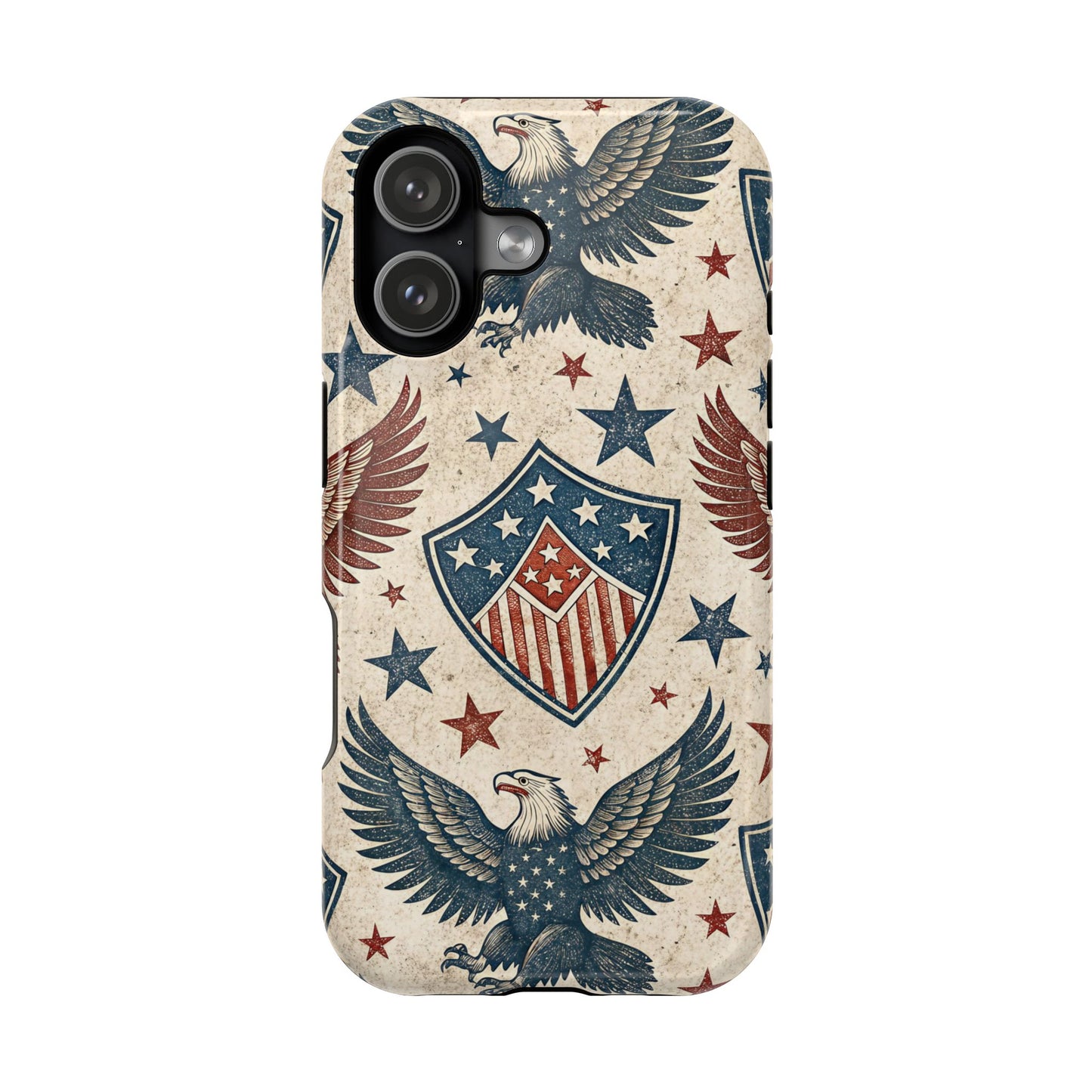 Vintage American Pride iPhone Tough Case
