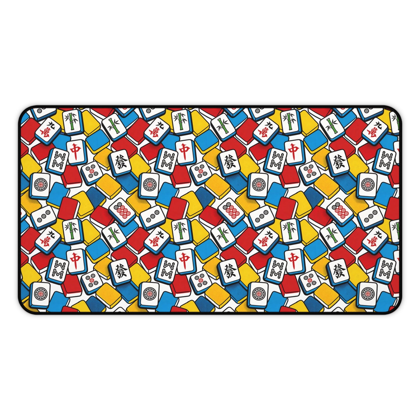 Vibrant Mahjong Desk Mat – Colorful Gaming & Workspace Mat