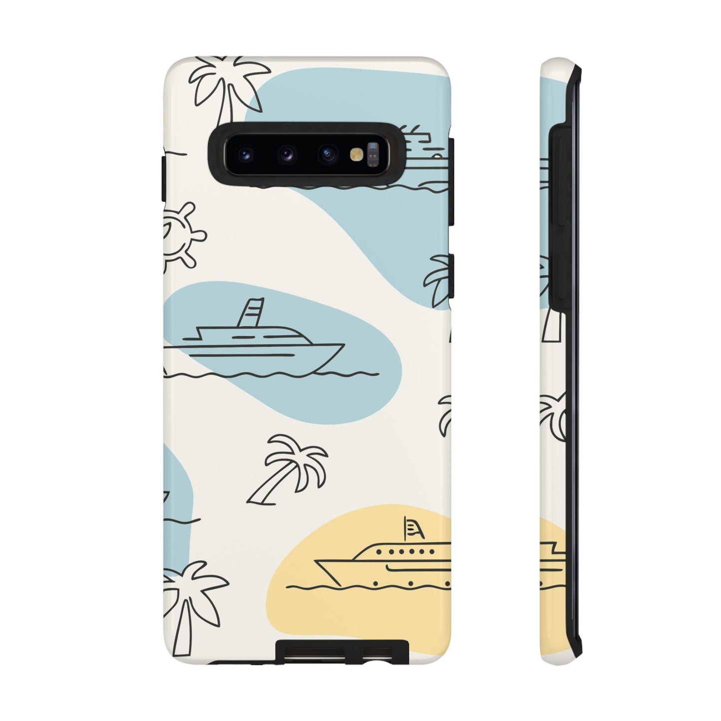Retro Cruise Vacation Samsung Tough Phone Case