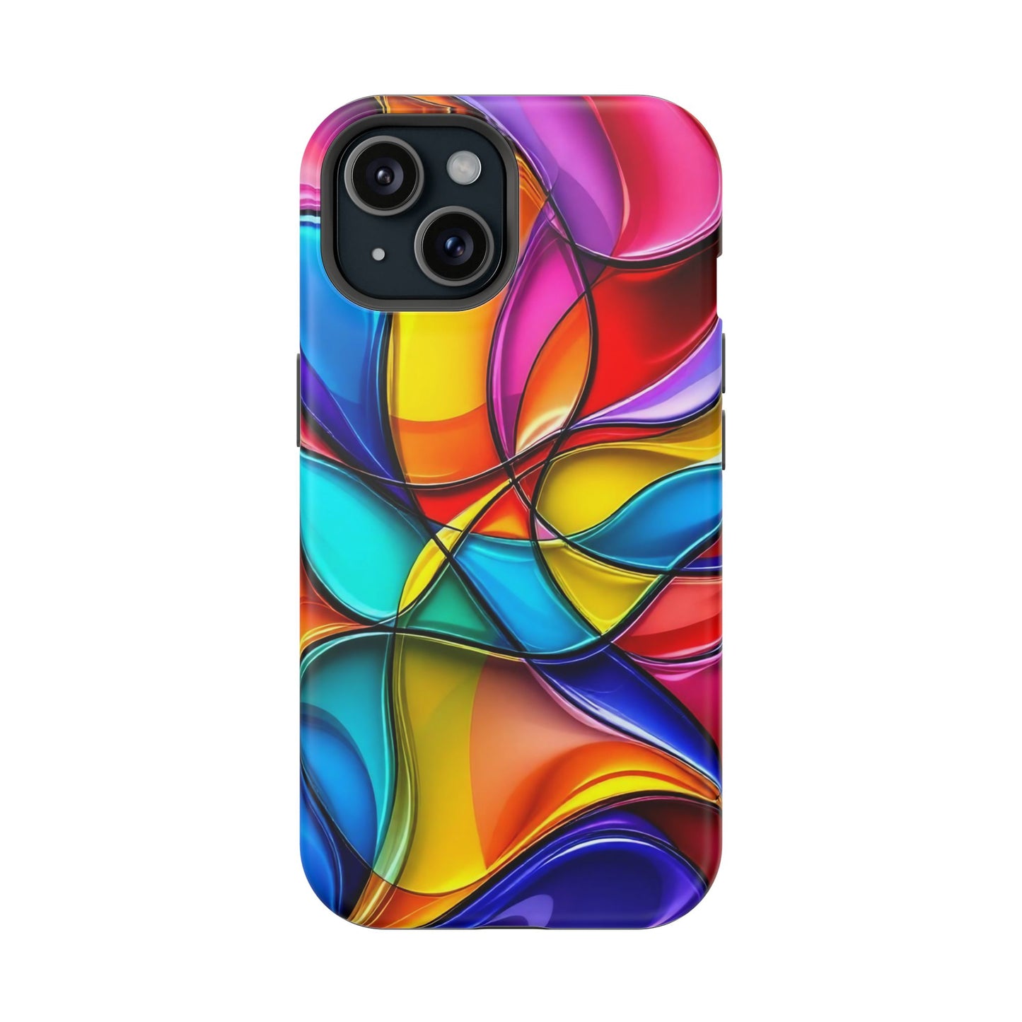 Rainbow Pride Art Design iPhone Tough Case