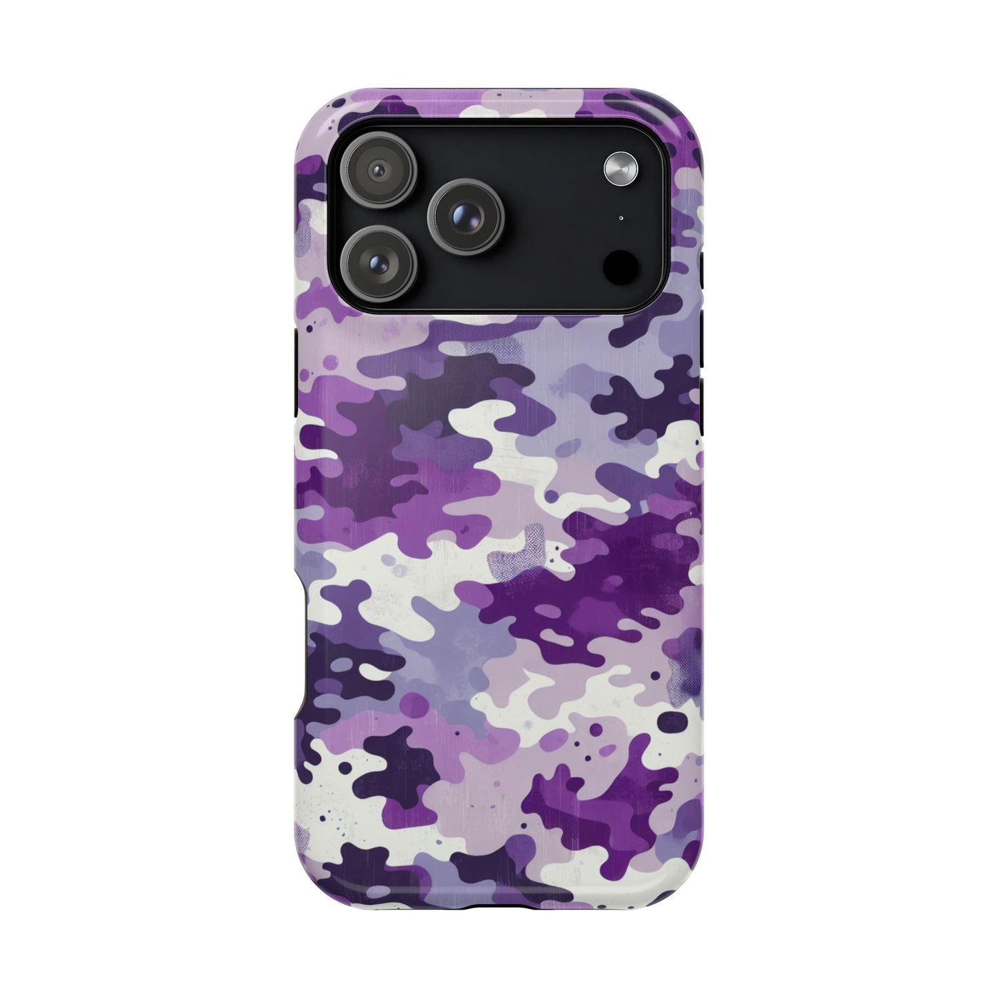 Purple Camouflage Design iPhone Tough Case -