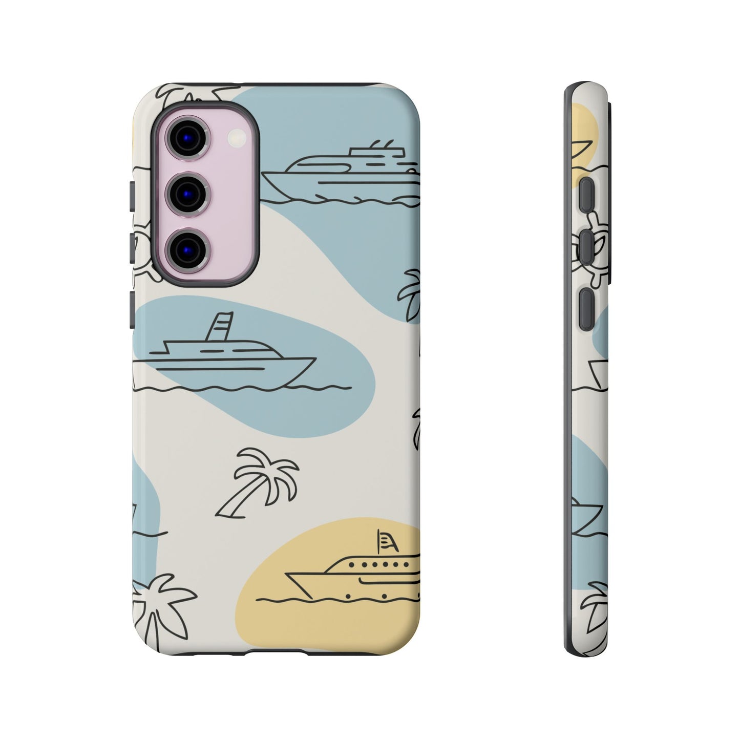 Retro Cruise Vacation Samsung Tough Phone Case