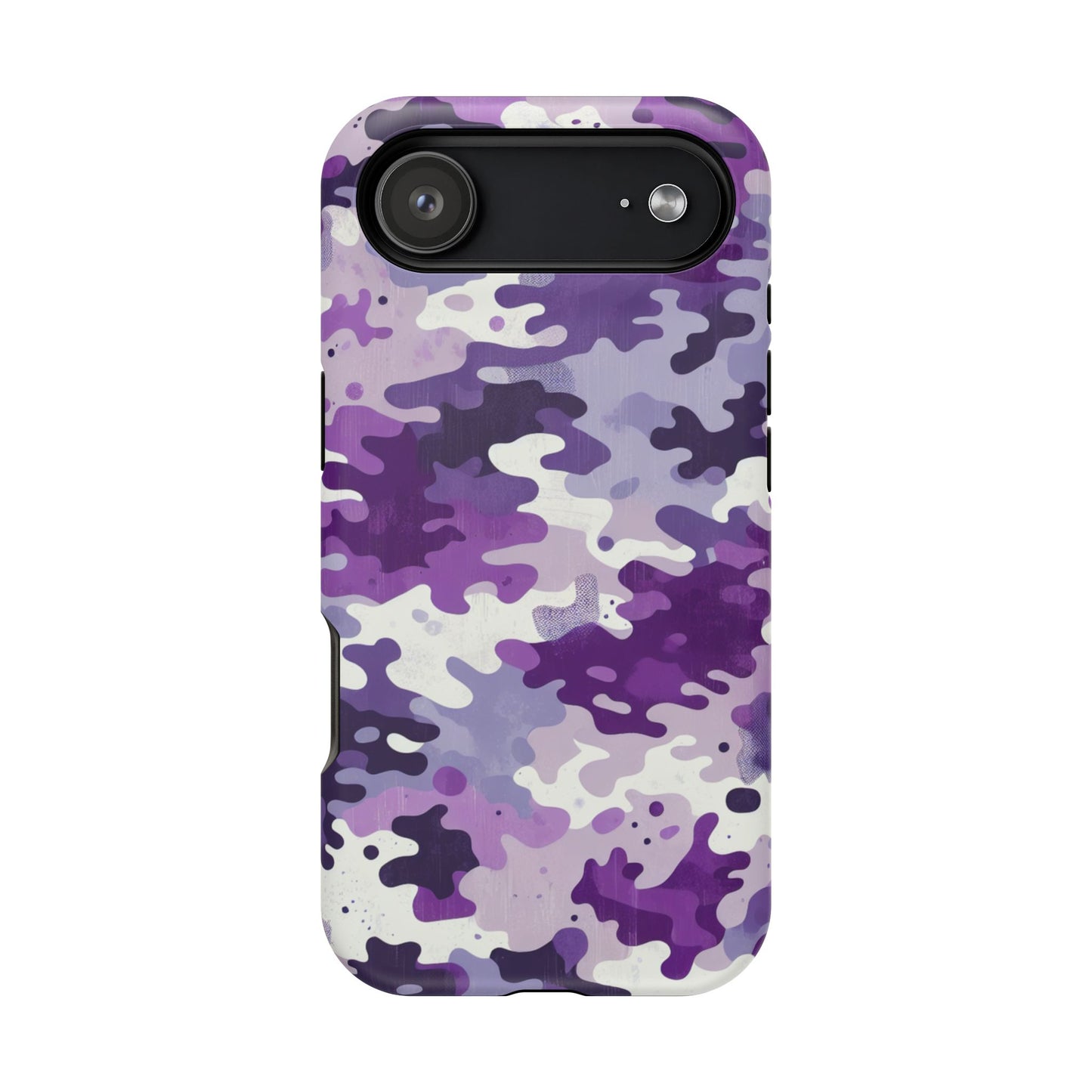 Purple Camouflage Design iPhone Tough Case -