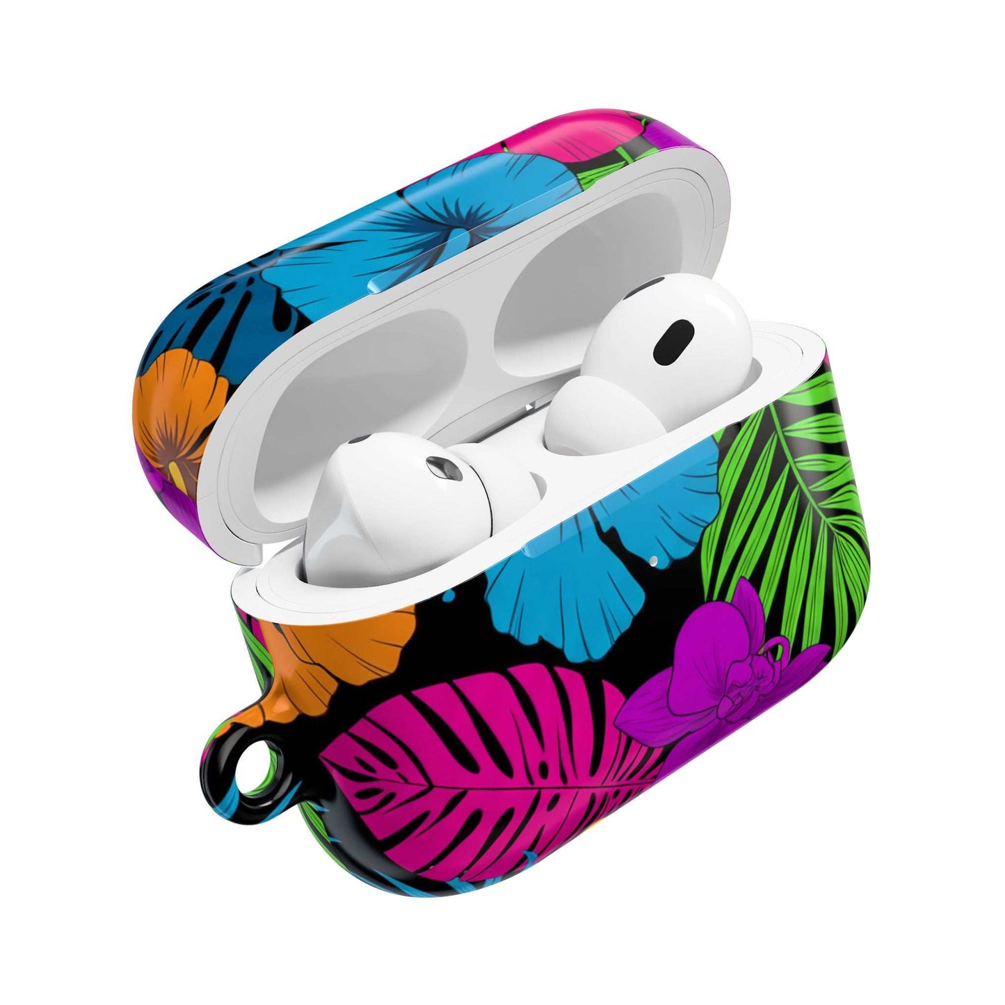 Modern Tropical Floral AirPod Case