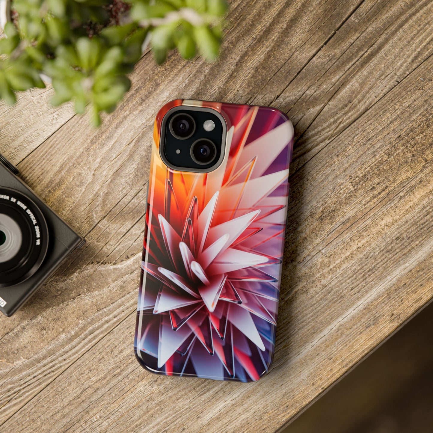 Glass Flower Inspired iPhone Tough Case