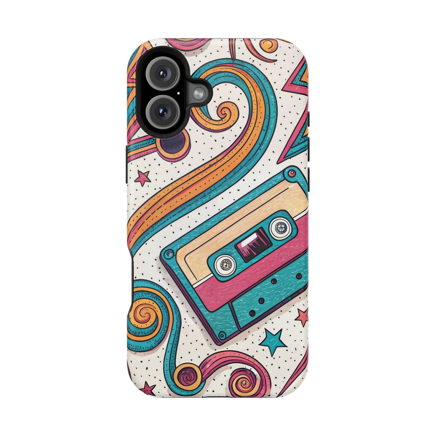 Retro Cassette Design iPhone Tough Case