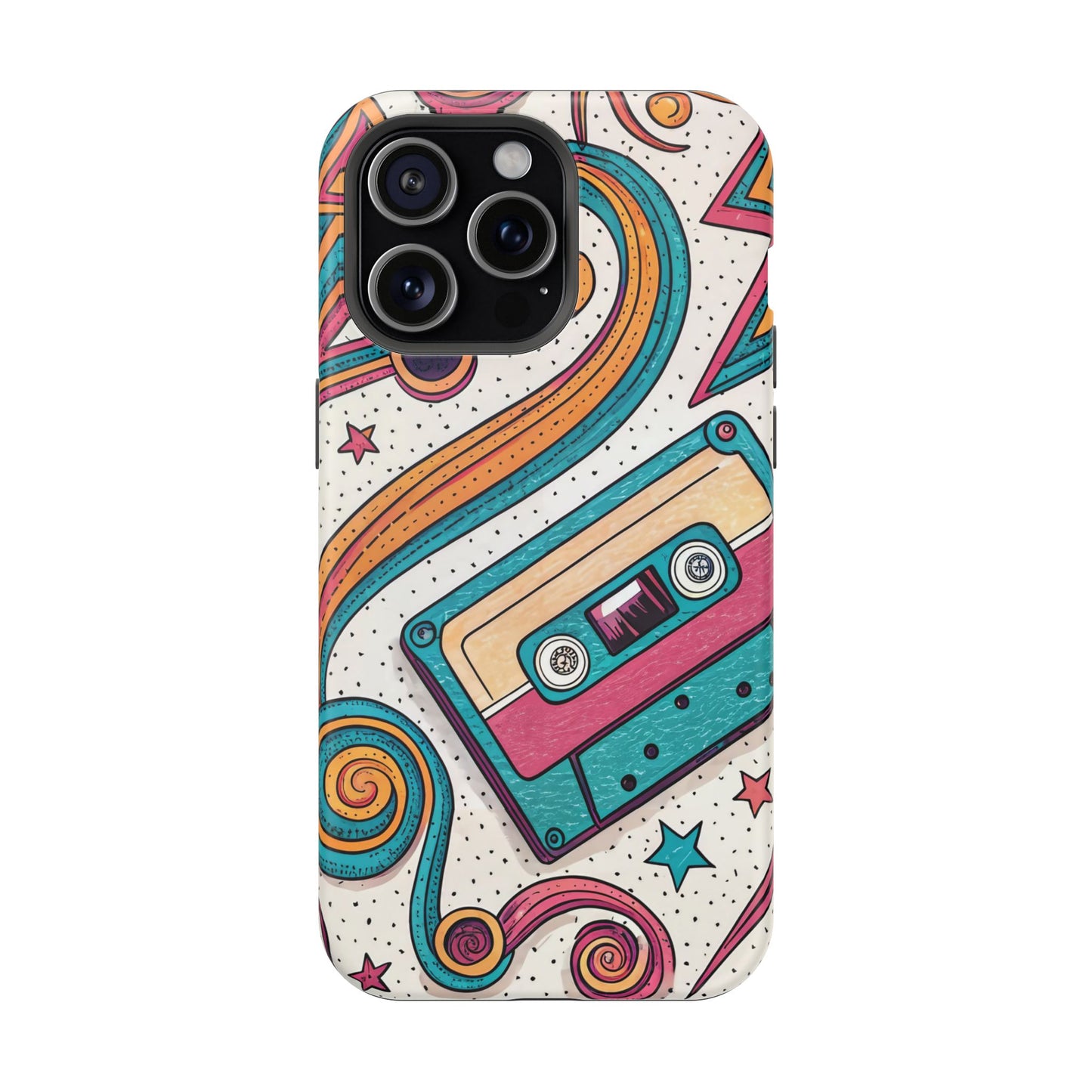 Retro Cassette Design iPhone Tough Case