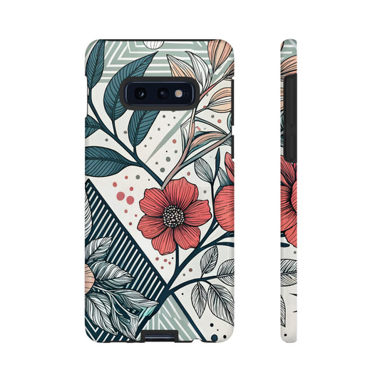 Geometric Flower Samsung Case