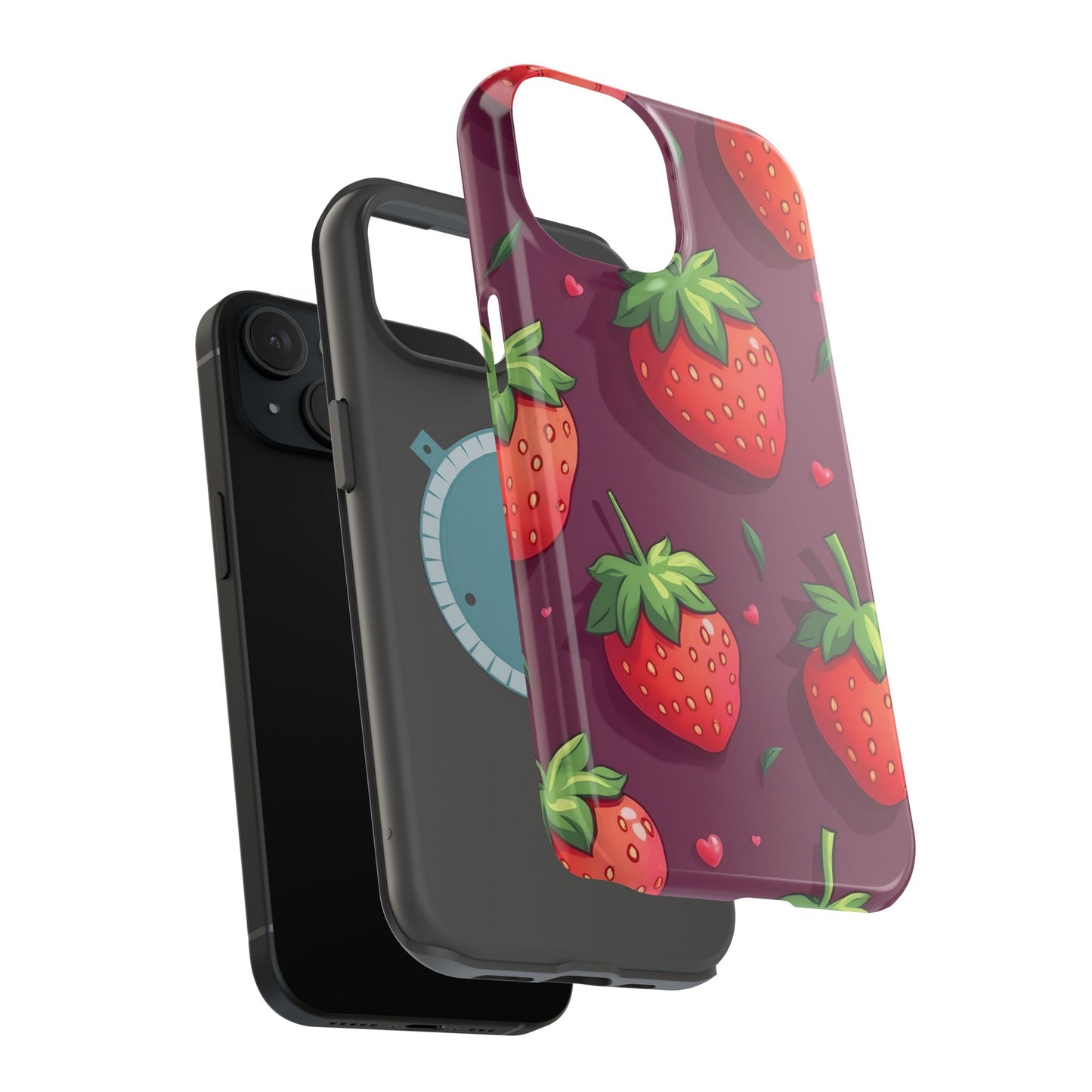 Strawberry Design iPhone Tough Phone Case