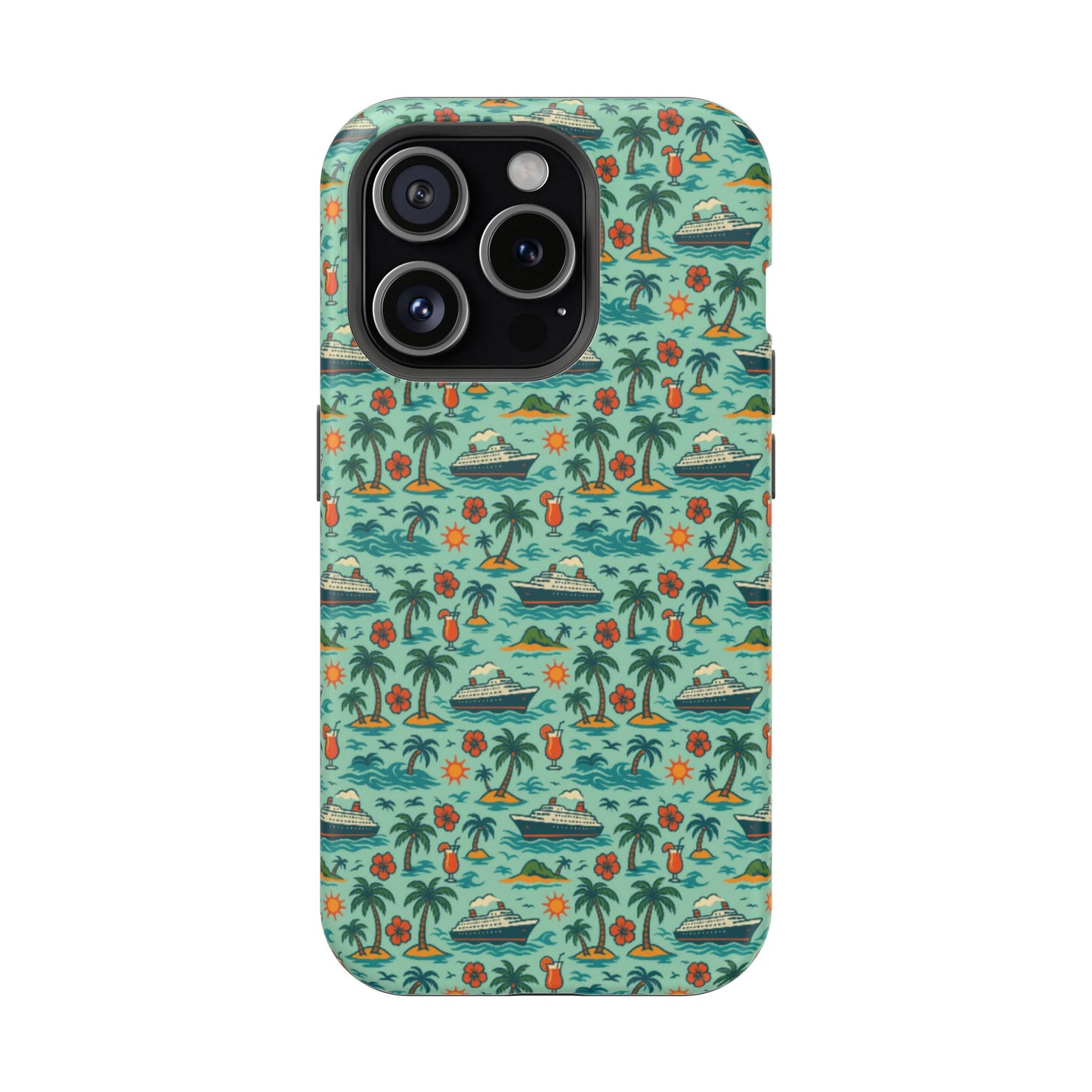 Tropical Cruise Tough iPhone Case
