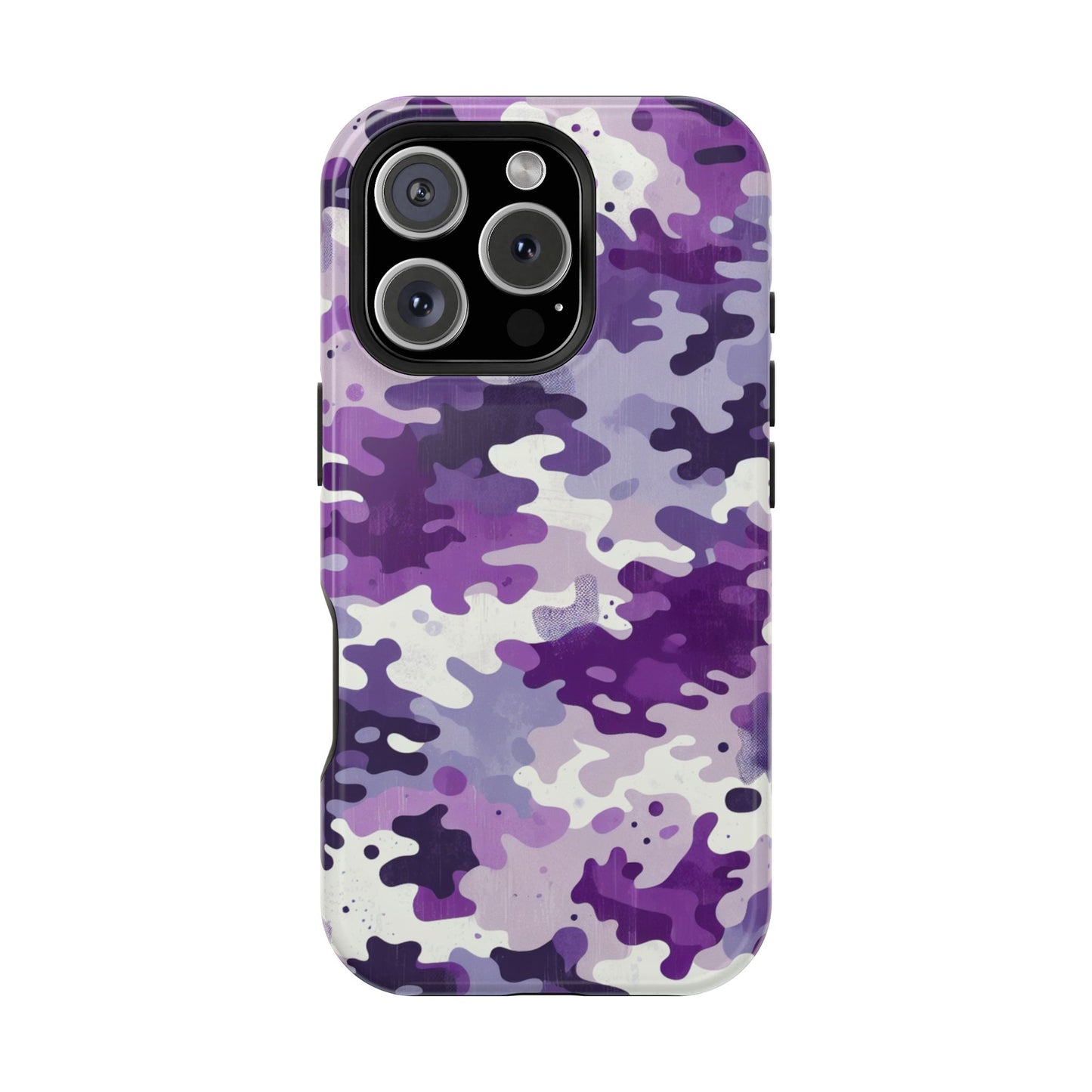 Purple Camouflage Design iPhone Tough Case -