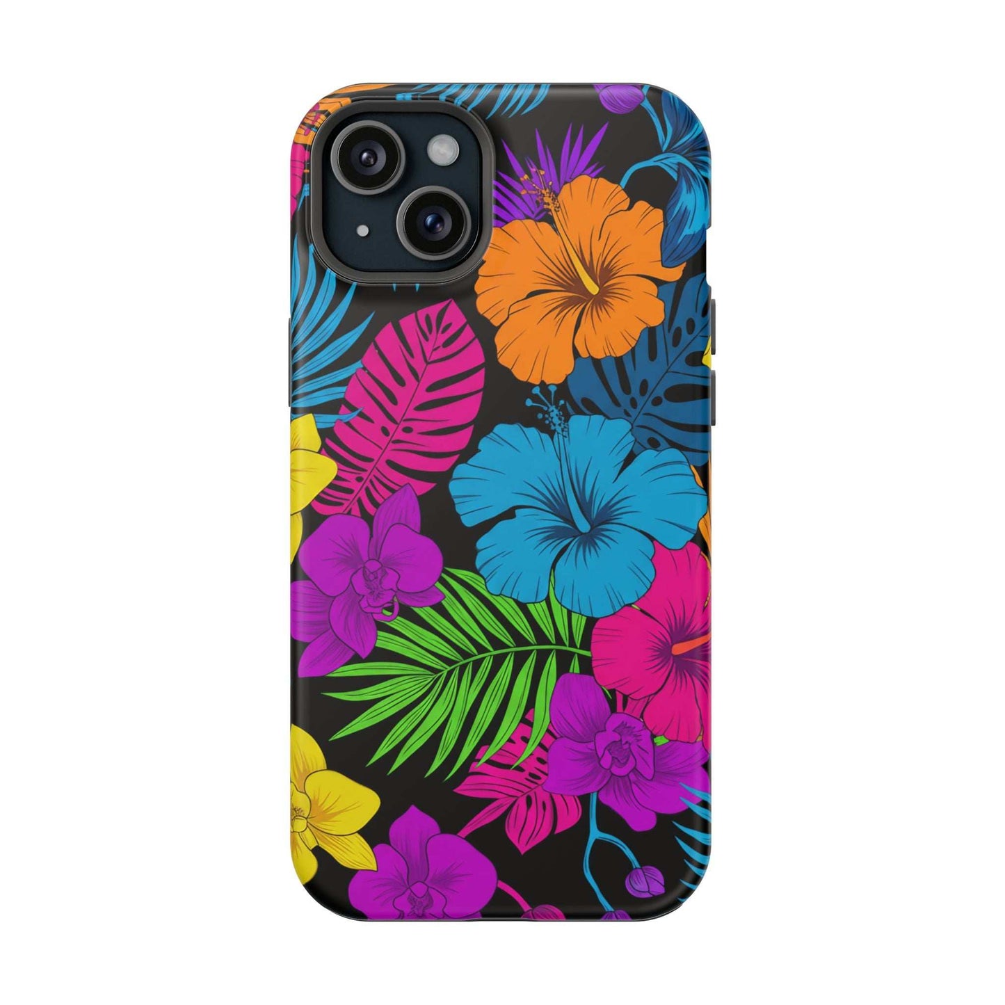 Modern Tropical Floral Design iPhone Case