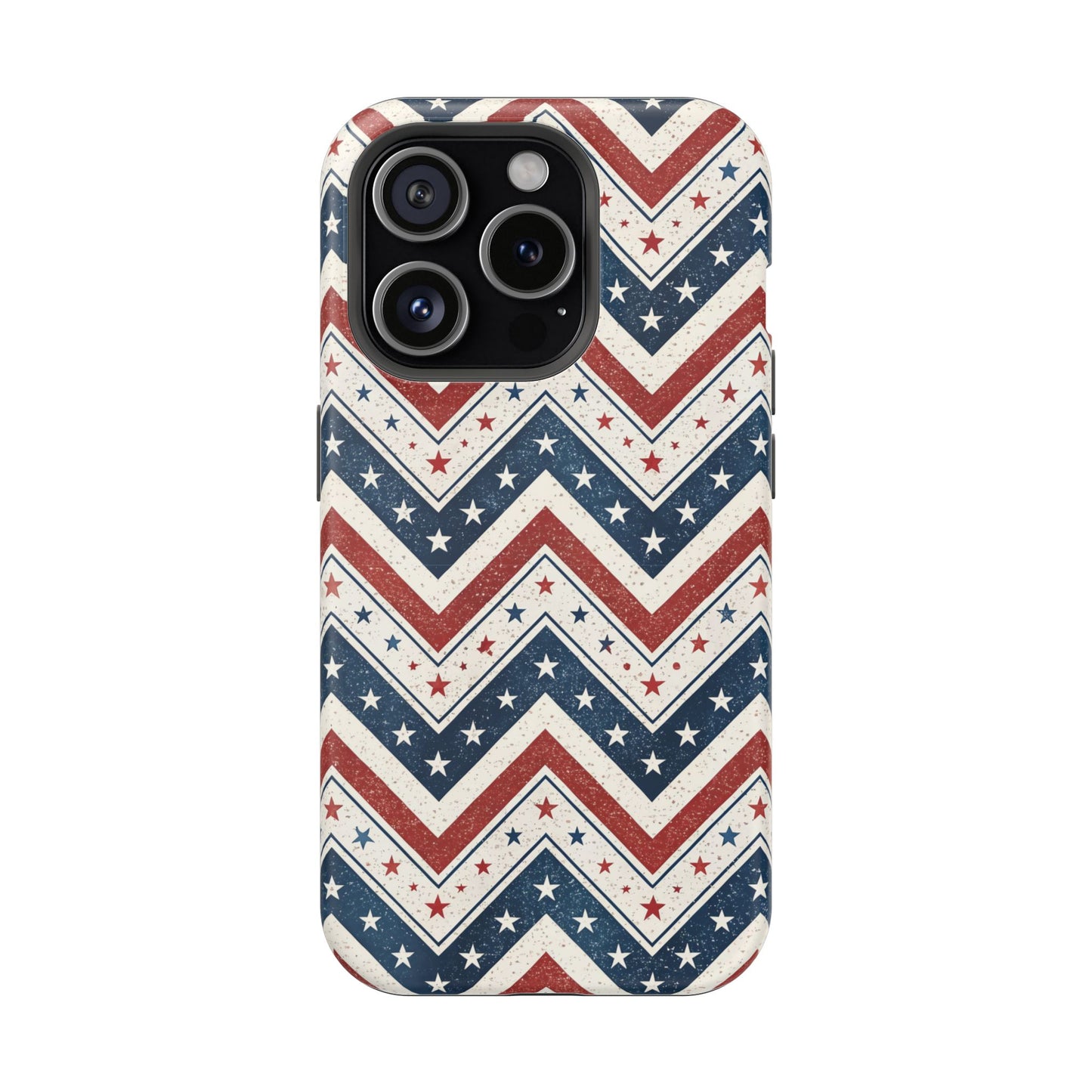 iPhone Tough Case - Vintage Stars and Stripes Design
