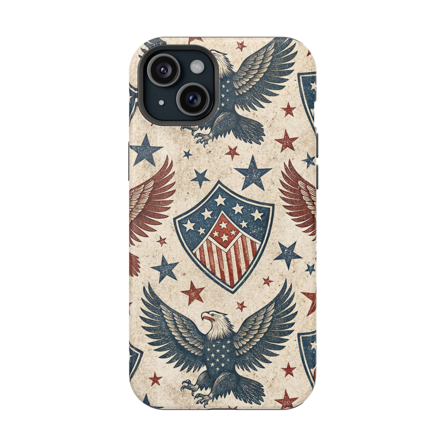 Vintage American Pride iPhone Tough Case
