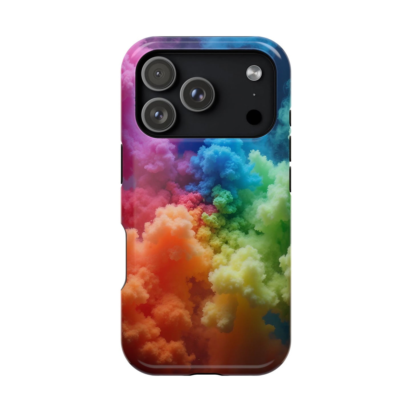 Rainbow Mist Tough Magnetic iPhone Case