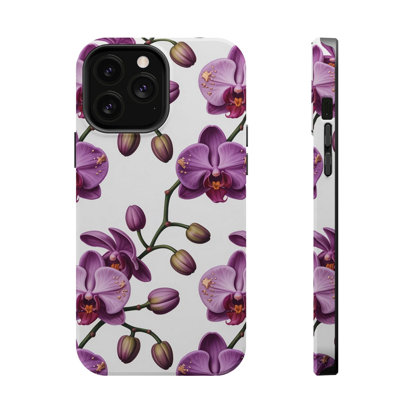 Purple Orchid Design iPhone Tough Case