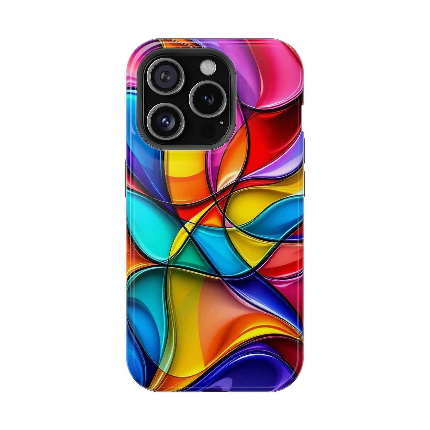 Rainbow Pride Art Design iPhone Tough Case