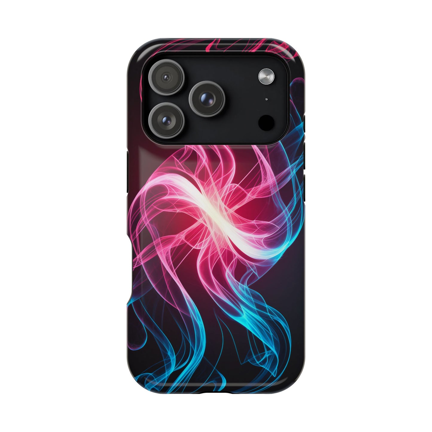 Red White and Blue Swirl Design iPhone Tough Case