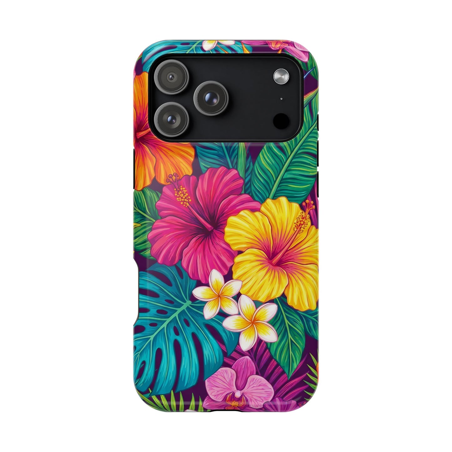 Vibrant Tropical iPhone Tough Case — Magnetic Impact-Resistant