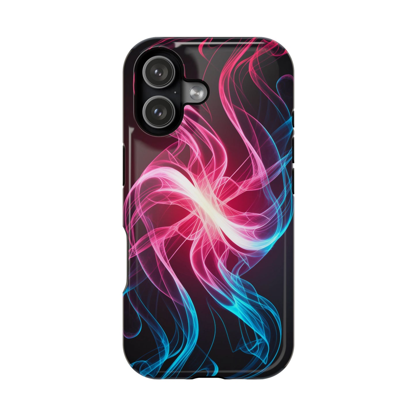 Red White and Blue Swirl Design iPhone Tough Case