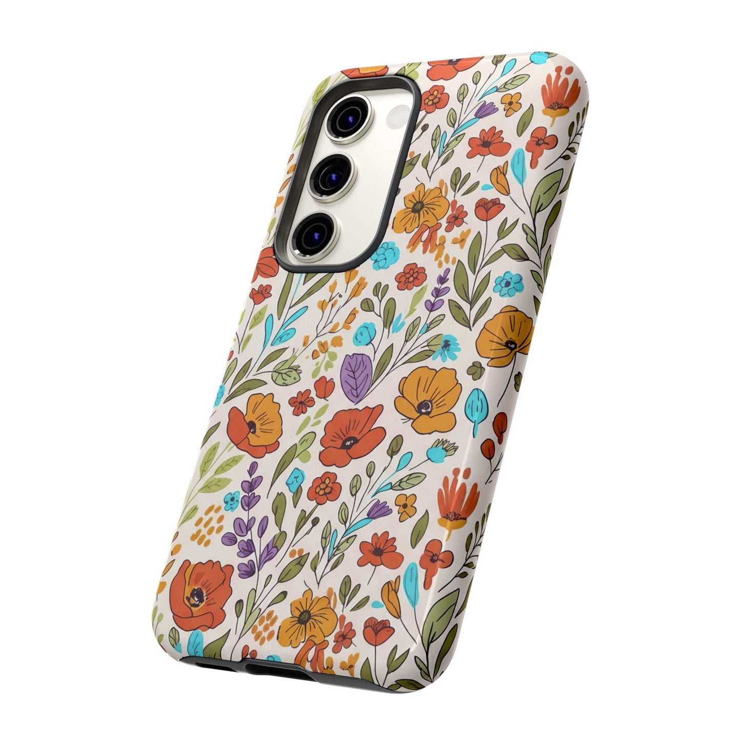 Floral Drawing Inspire Samsung Phone Case