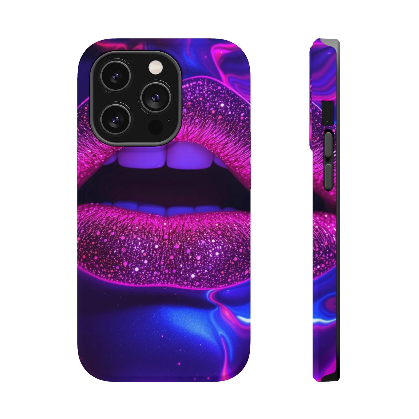 Purple Kiss Design iPhone Tough Case