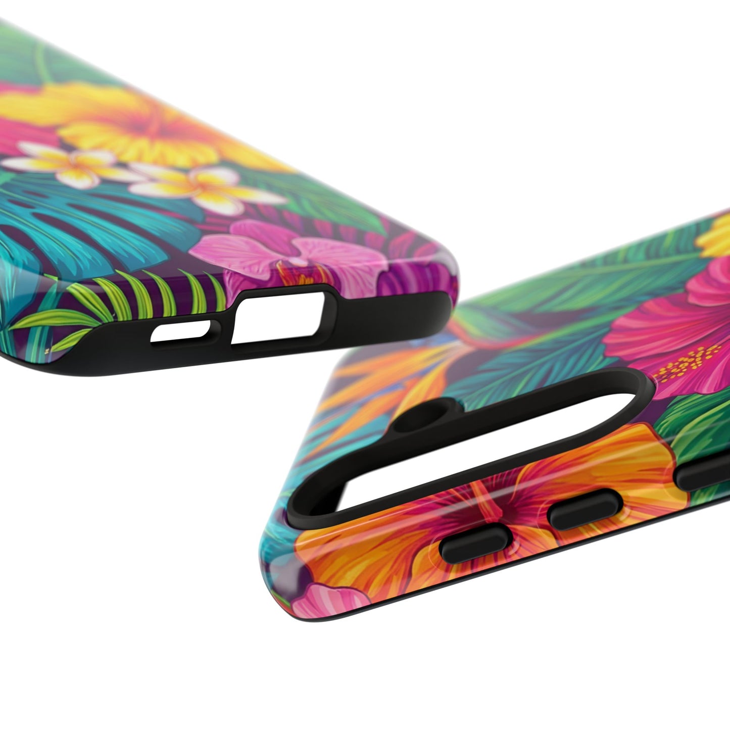 Tropical Samsung Phone Case — Vibrant Floral Tough Case