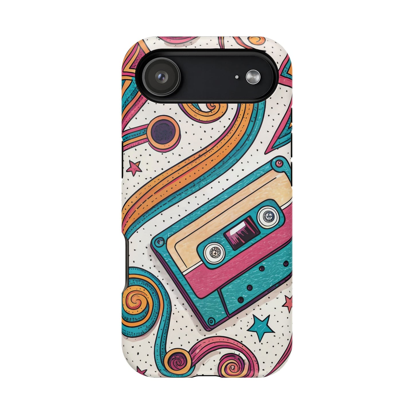 Retro Cassette Design iPhone Tough Case