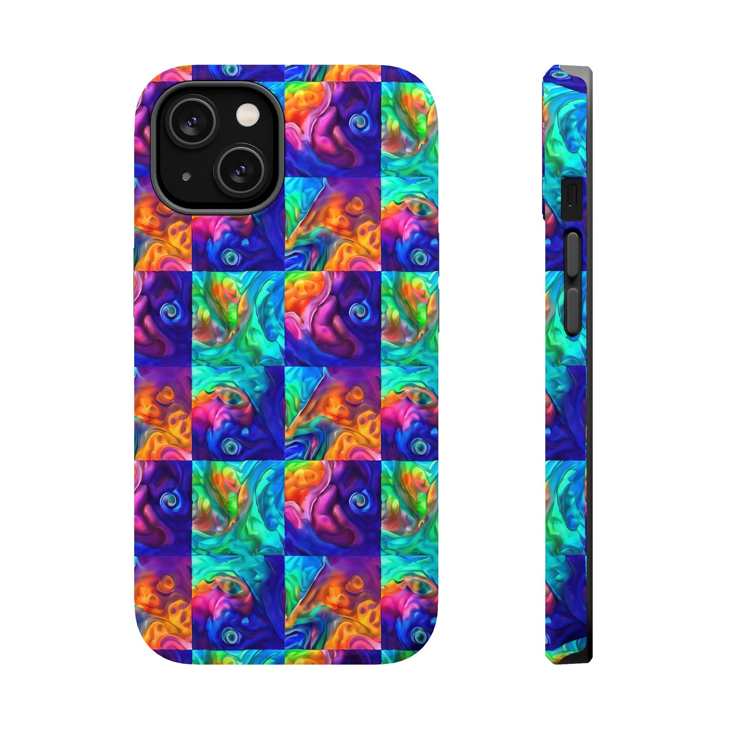 Abalone Swirl iPhone Case — Glowing Shell Impact-Resistant Case