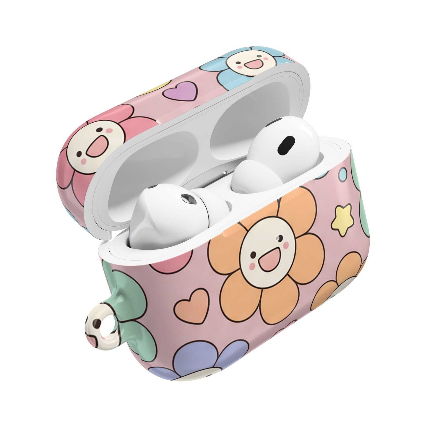 Happy Flower AirPod Case — Cute Floral Protective AirPod Cover