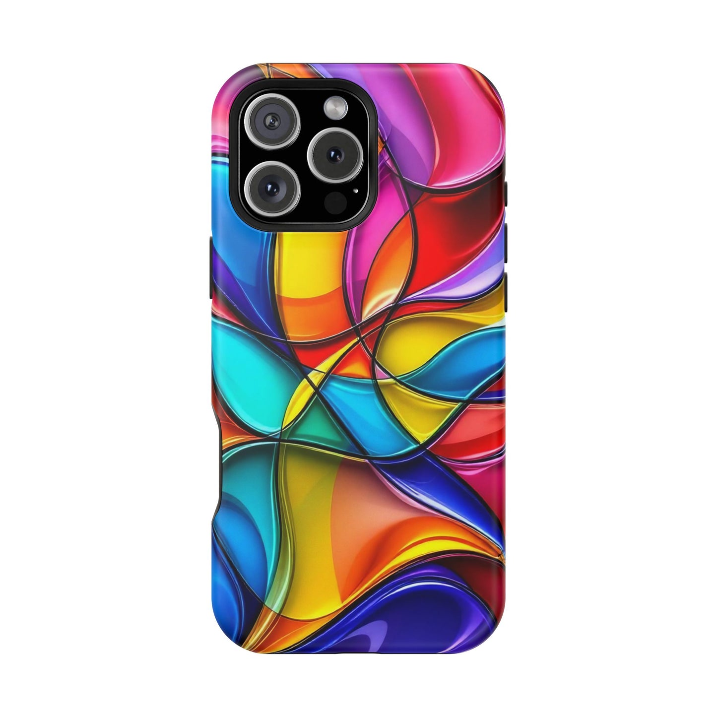 Rainbow Pride Art Design iPhone Tough Case