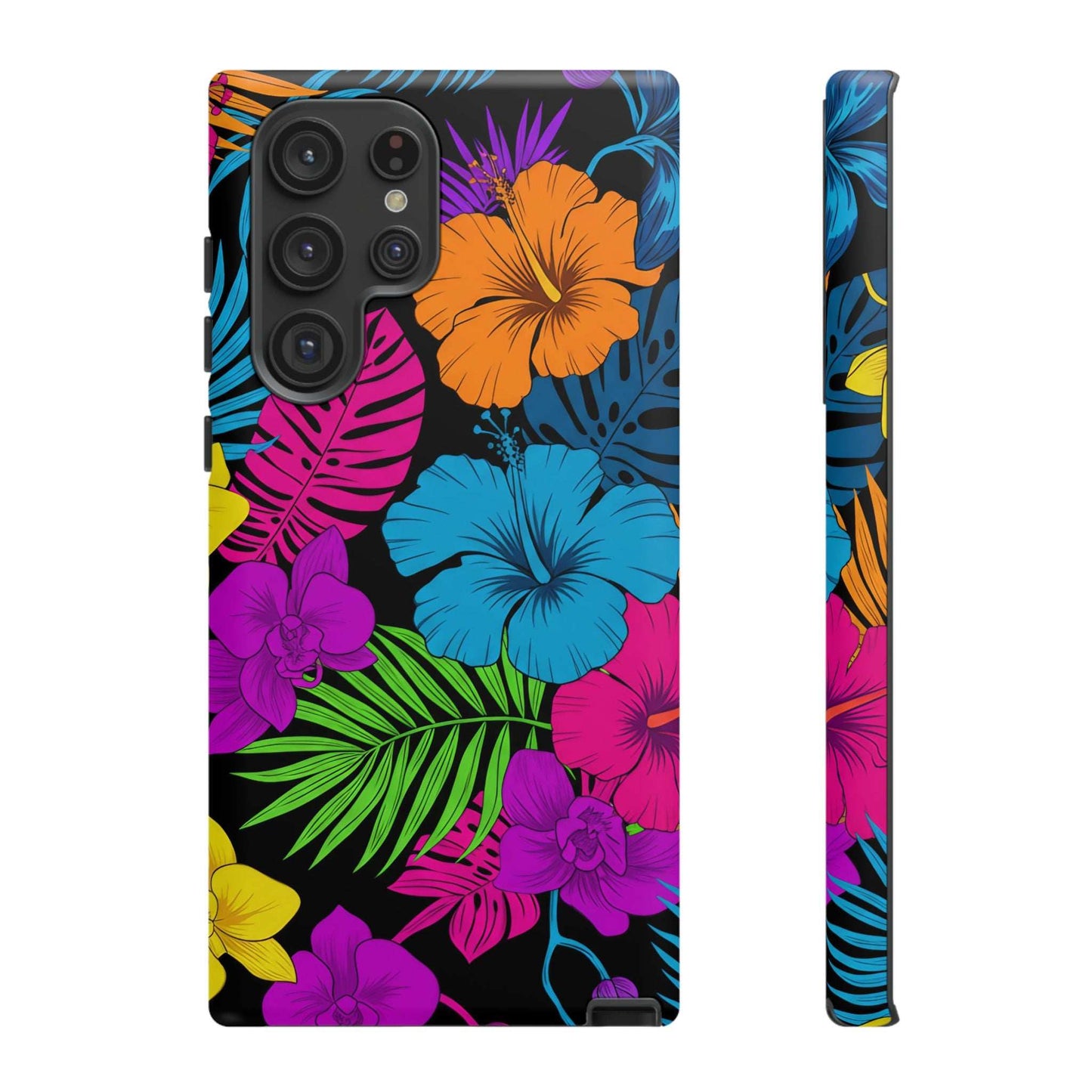 Modern Tropical Floral Design Samsung Phone Case