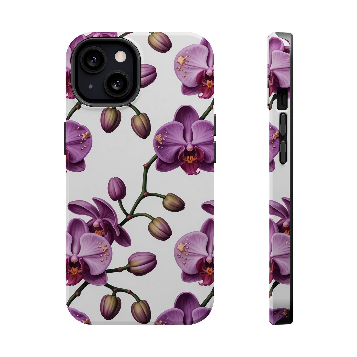 Purple Orchid Design iPhone Tough Case