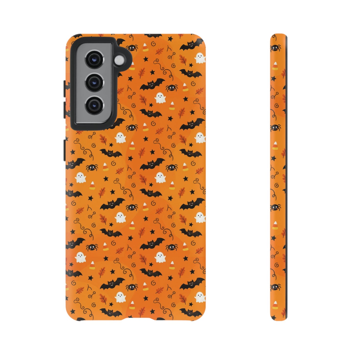 Boo-tiful Halloween Bat & Ghost Tough Phone Case