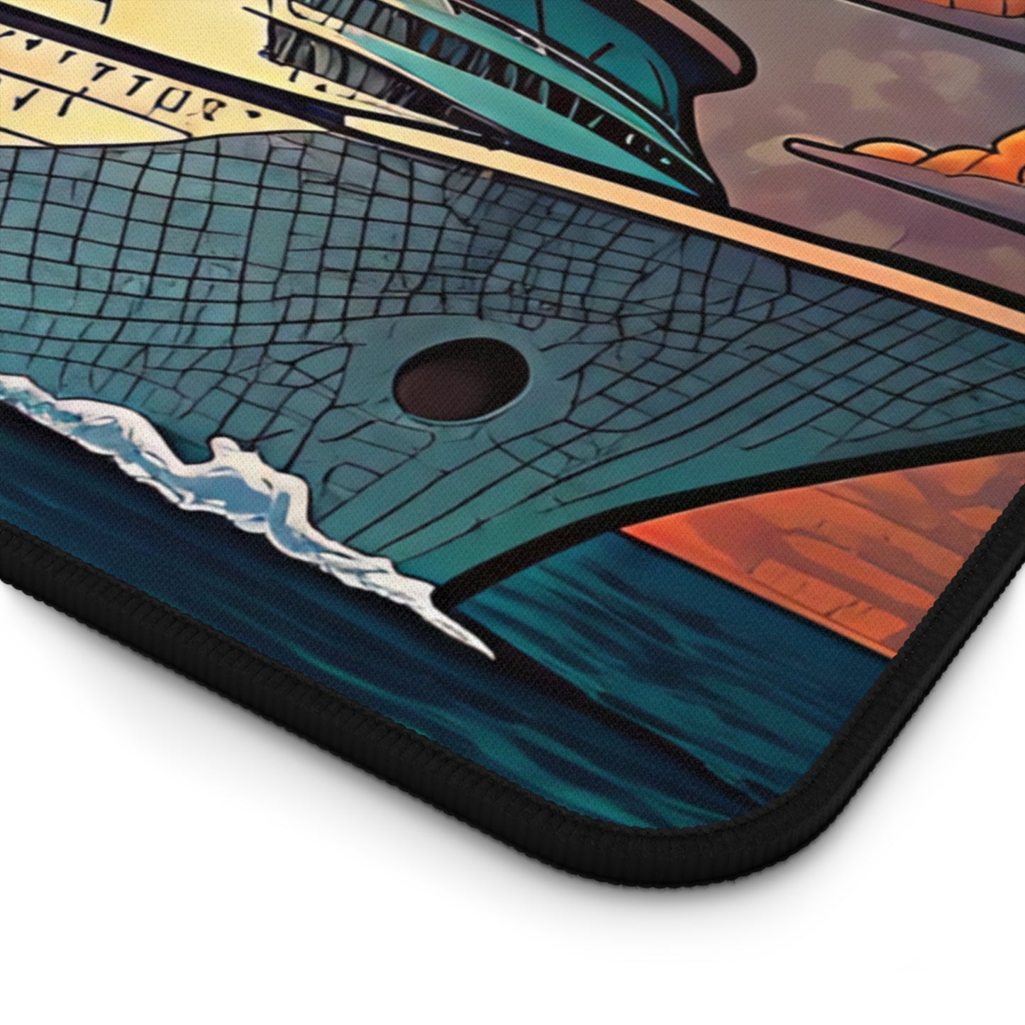 Cruise Life Stained Glass Inspired Desk Mat