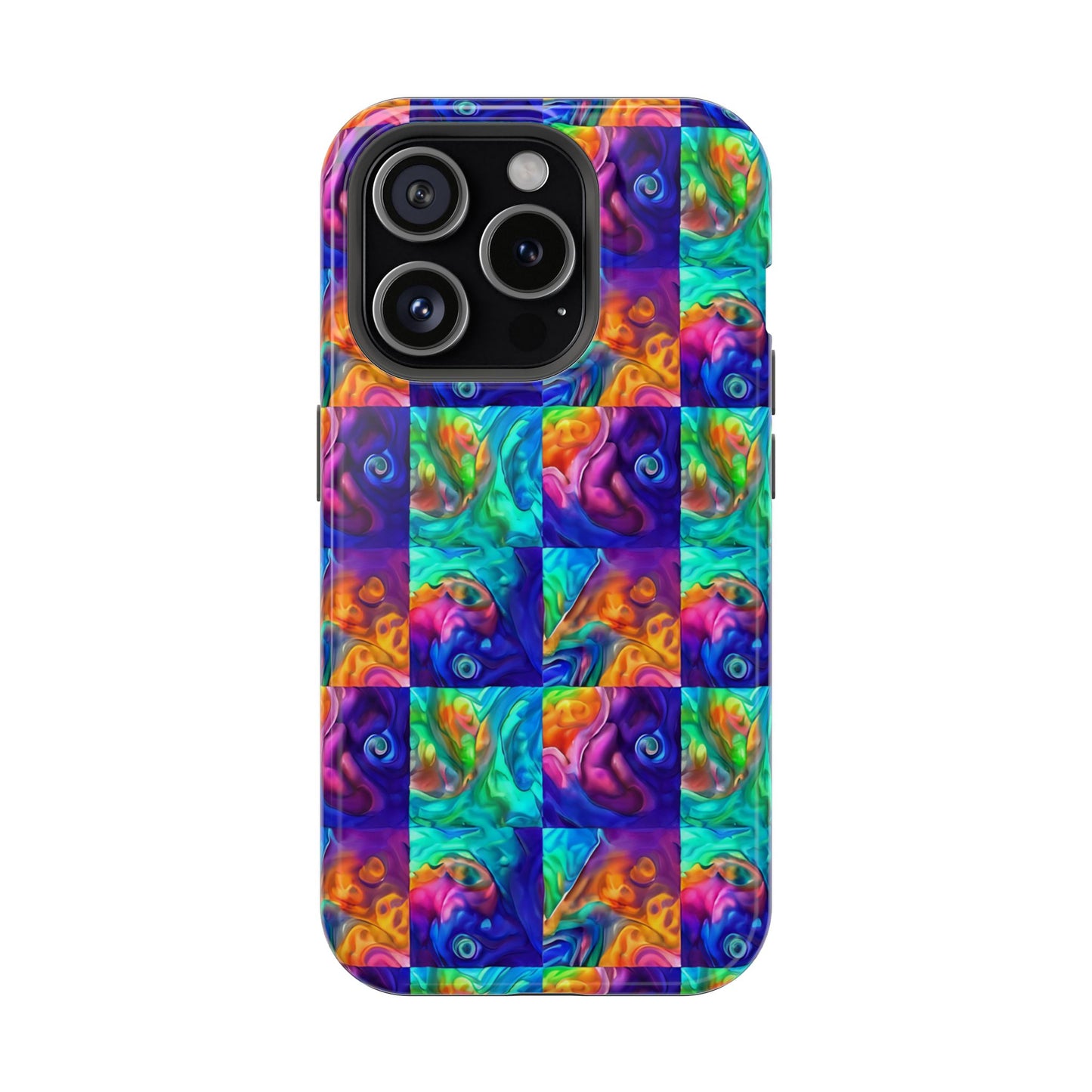 Abalone Swirl iPhone Case — Glowing Shell Impact-Resistant Case