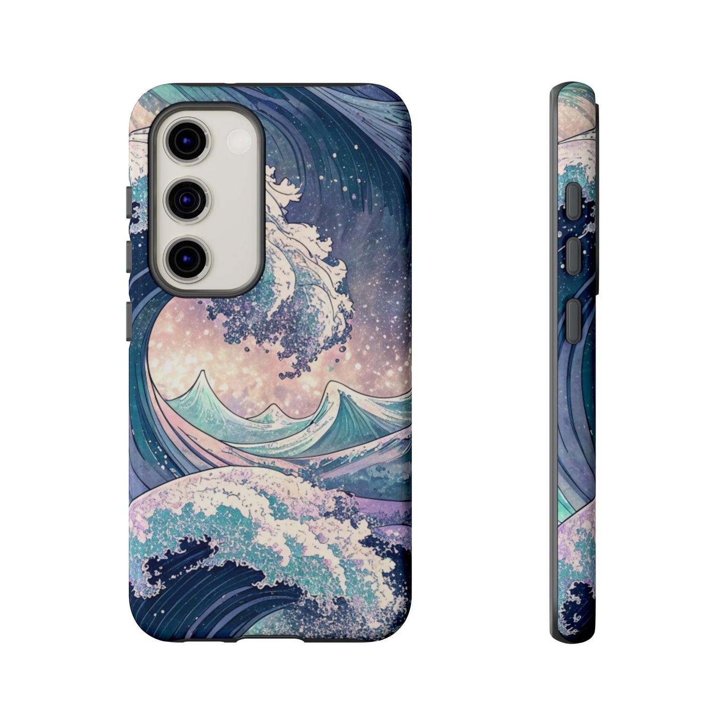 Crashing Waves Samsung tough phone case with durable protection and beach-inspired wave design for Samsung Galaxy models