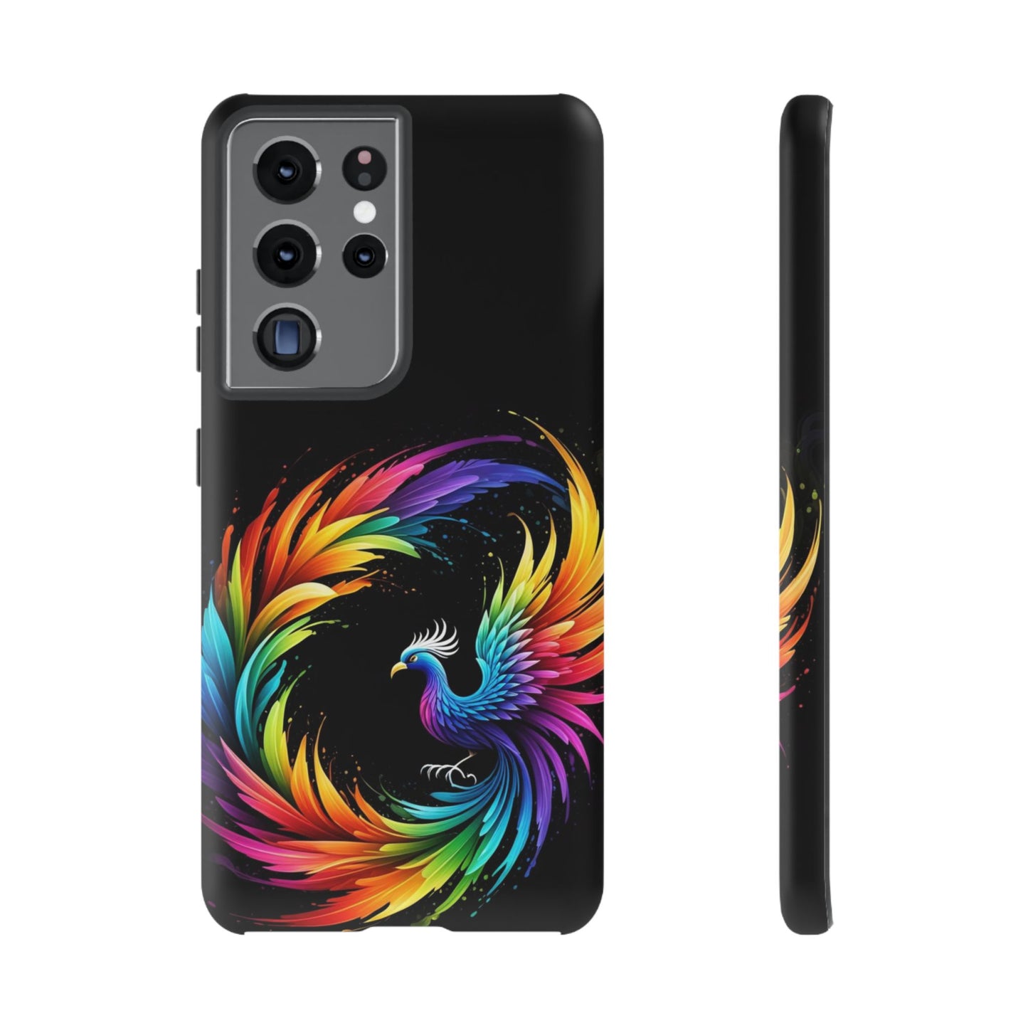 Rainbow Phoenix Design Samsung Phone Case