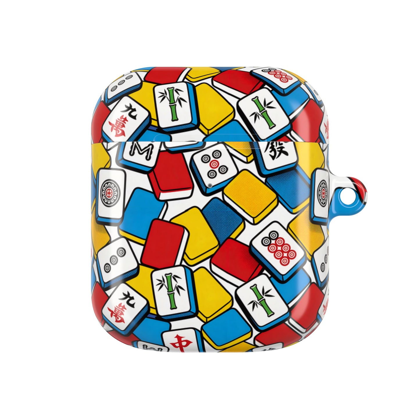 Vibrant Mahjong AirPod Case — Colorful Mahjong Tile Protective Case
