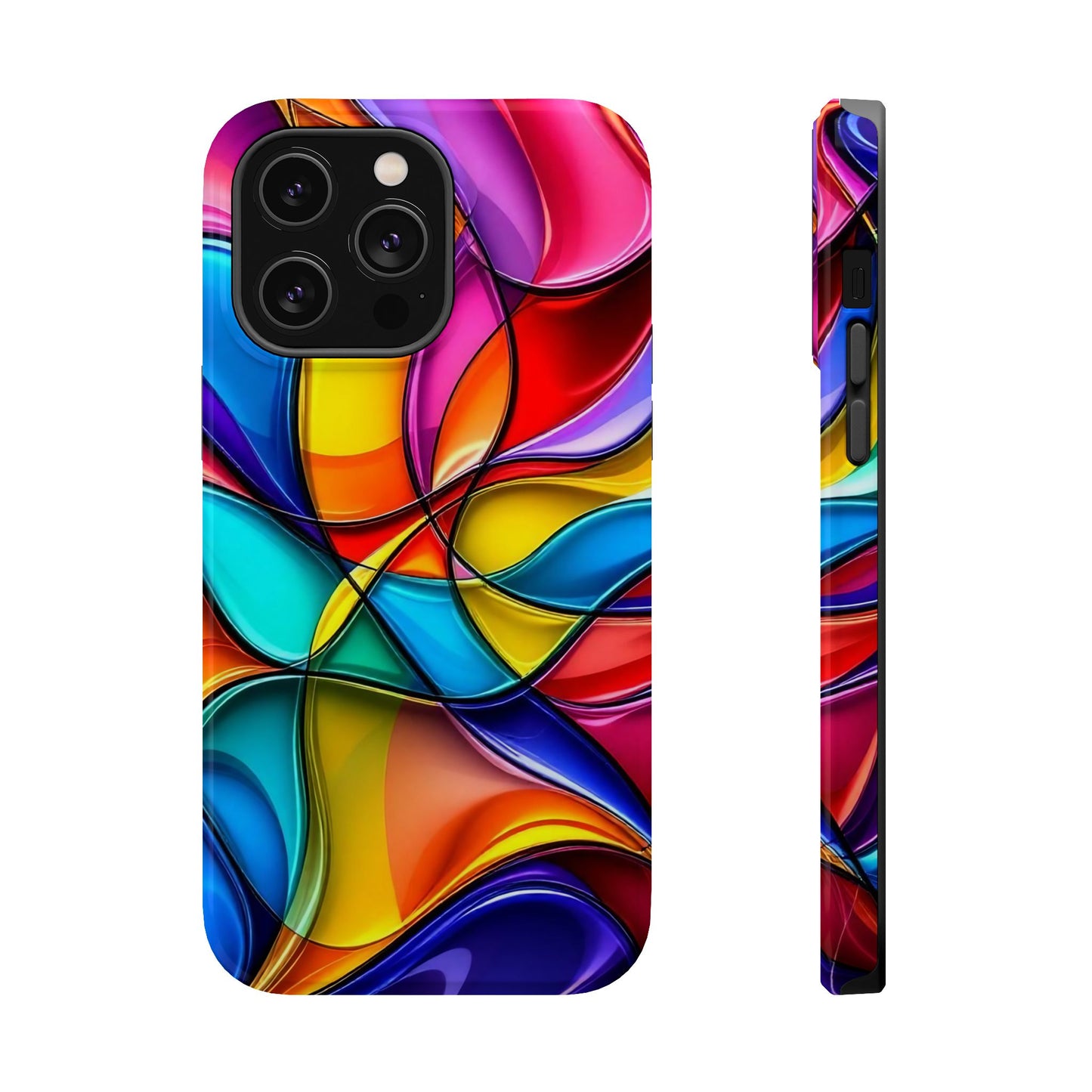 Rainbow Pride Art Design iPhone Tough Case