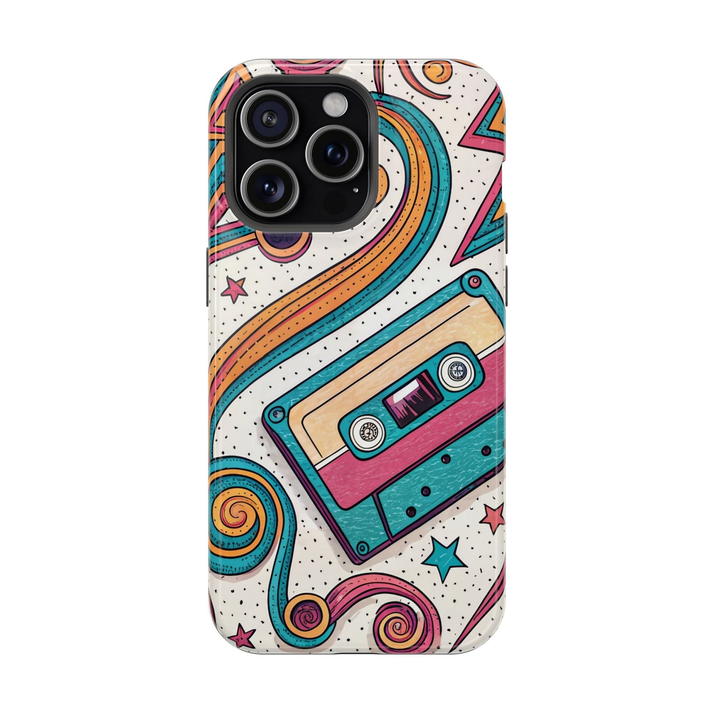 Retro Cassette Design iPhone Tough Case